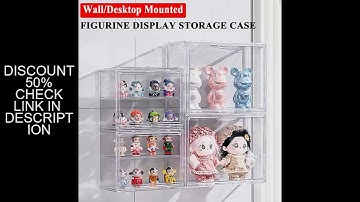 Blind Box Storage Display Box Transparent Doll Display Organizer Case For Figure Figurine Showcase W