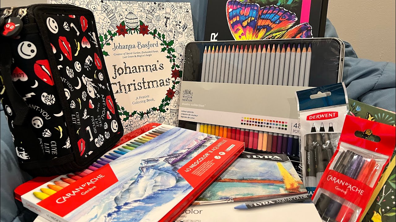 Coloring Book & Supply Haul - November 2021