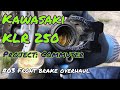 Kawasaki KLR 250 - Project: Commuter #03 Front Brake Overhaul