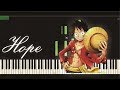 Hope  namie amuro op 20 one piece piano tutorial