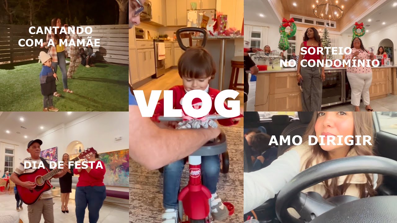 PRESENTES DE NATAL QUE GANHAMOS DA MIMHA SOGRA 😍 FESTA NO MEU CONDOMÍNIO 🥳