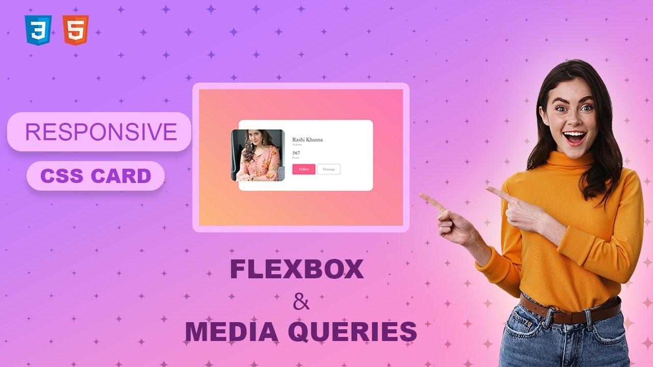 Responsive Card Design in CSS | How to create a card in HTML and CSS ...
