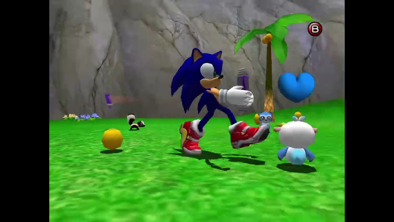 Playing Sonic Adventure 2 Battle Heroes story part 1