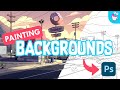 Painting backgrounds for tv animation photoshop
