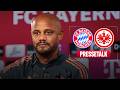 Pressetalk vor FC Bayern - Eintracht Frankfurt mit Vincent Kompany | 23. Spieltag – Bundesliga