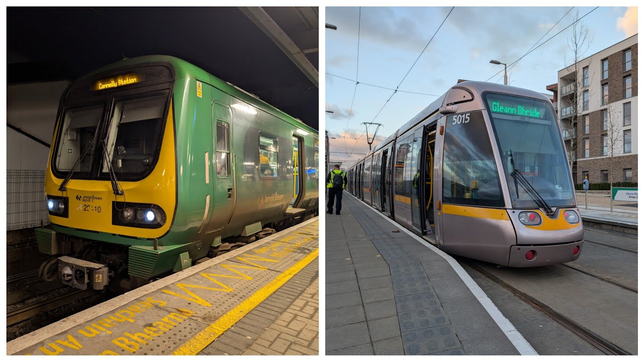 🇮🇪 Trains & Trams in Dublin