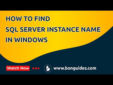How to Find Microsoft SQL Server Instance Name in Windows