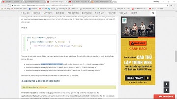 Bài 2: Tạo Controller Trong Codeigniter