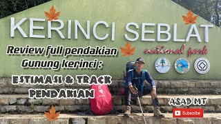 Pendakian gunung kerinci    2 hari 1 malam terbaru || info pendakian || asad mt