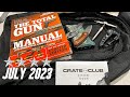 Crate Club Tactical Survival Box: Summer 2023 General Box (Unboxing knives, backpack, multitool)