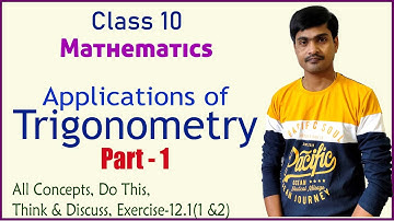 Applications of Trigonometry I Part - 1 I 10th Class Maths I  Concepts + Problems I Ramesh Sir