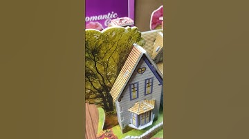 DIY house 🏠 for kids | puzzle house making #shorts #DIY #puzzle.Full video on my YouTube channel 👉👉