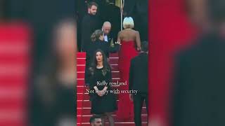 Kelly Rowland confronts security guard on Cannes red carpet