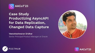 Case Study Productizing AsyncAPI for Data Replication, Changed Data Capture- Veeratteshwaran Sridhar