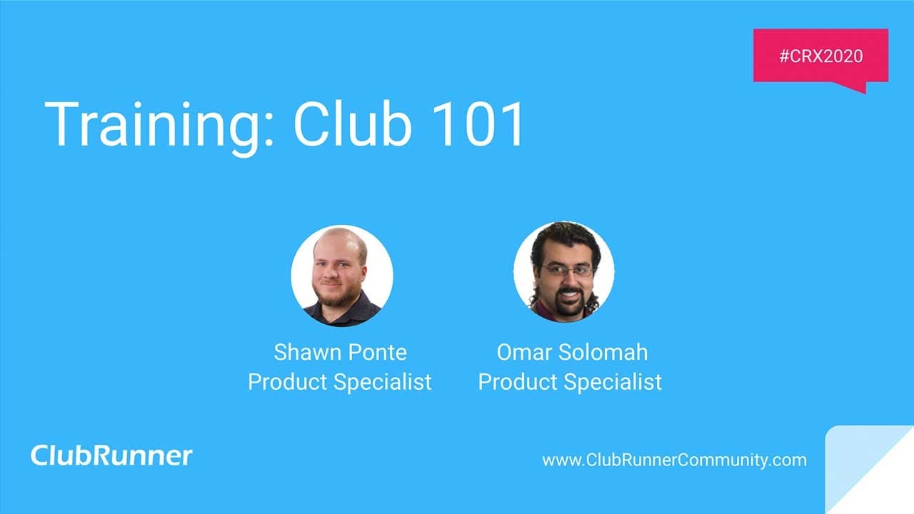 CRX2020 Day1: Session 4 - Club 101