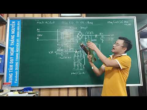 Video mạch Acdet máy giặt AQua Sanyo , điều kiện để VXL mở... - youtube