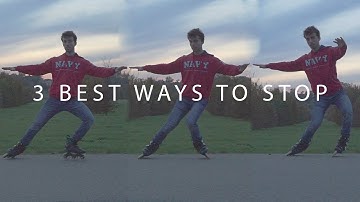 HOW TO SKATE TUTORIAL: 3 BEST WAYS TO STOP ON SKATES - LORENZO GUSLANDI