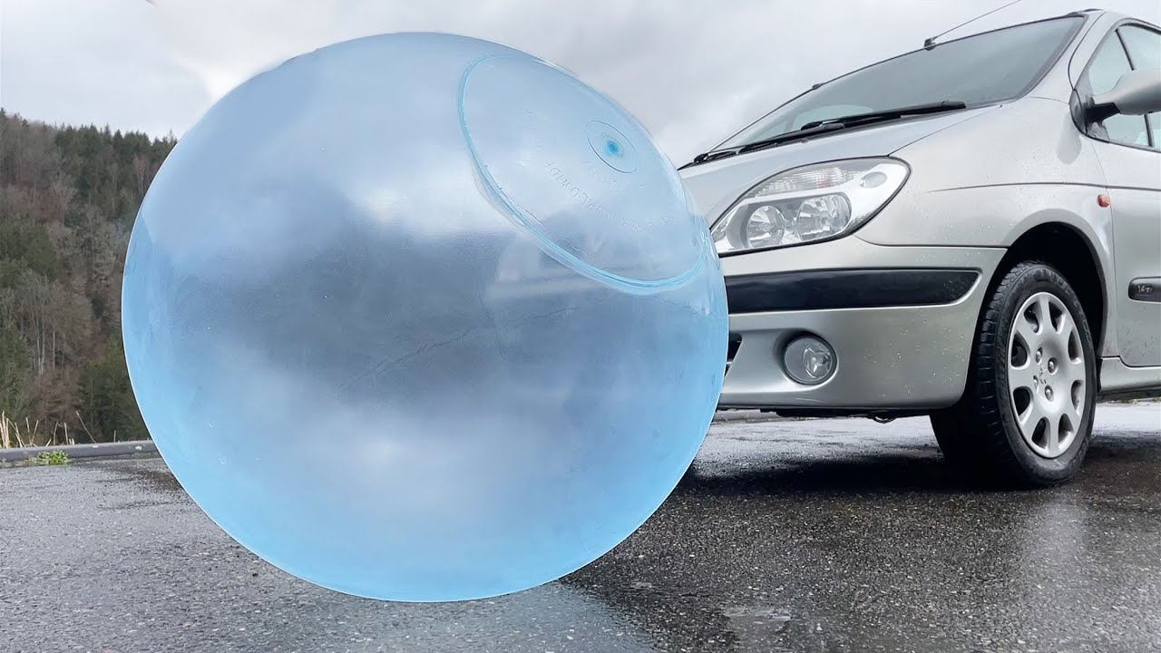 ⁣EXPERIMENT: Car vs Wubble Bubble   Crushing Crunchy & Soft Things by Car!