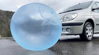 EXPERIMENT: Car vs Wubble Bubble   Crushing Crunchy & Soft Things by Car!