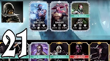 Mortal Kombat Mobile Gameplay Walkthrough Part 21 | Quest Mode (iOS, Android)