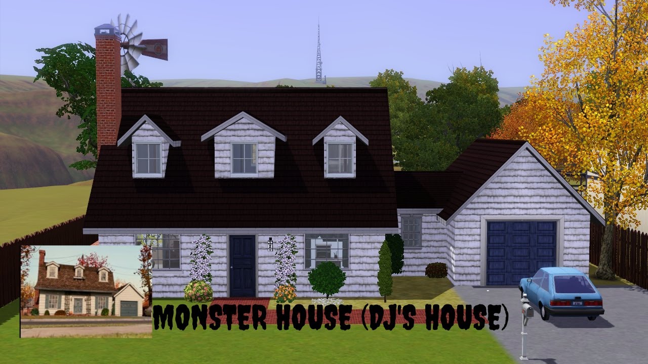 Monster House DJ s House Sims 3 House Speed Build Ciellie Simms 