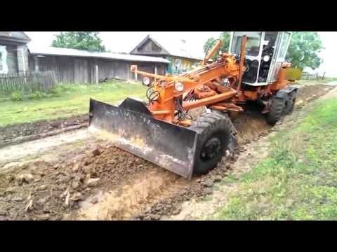 Мощь грейдера на деле!