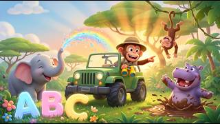 ABC with Max the monkey!!! FUN LEARNING!! KIDS LEARNING ABC RHYMES & STORIES