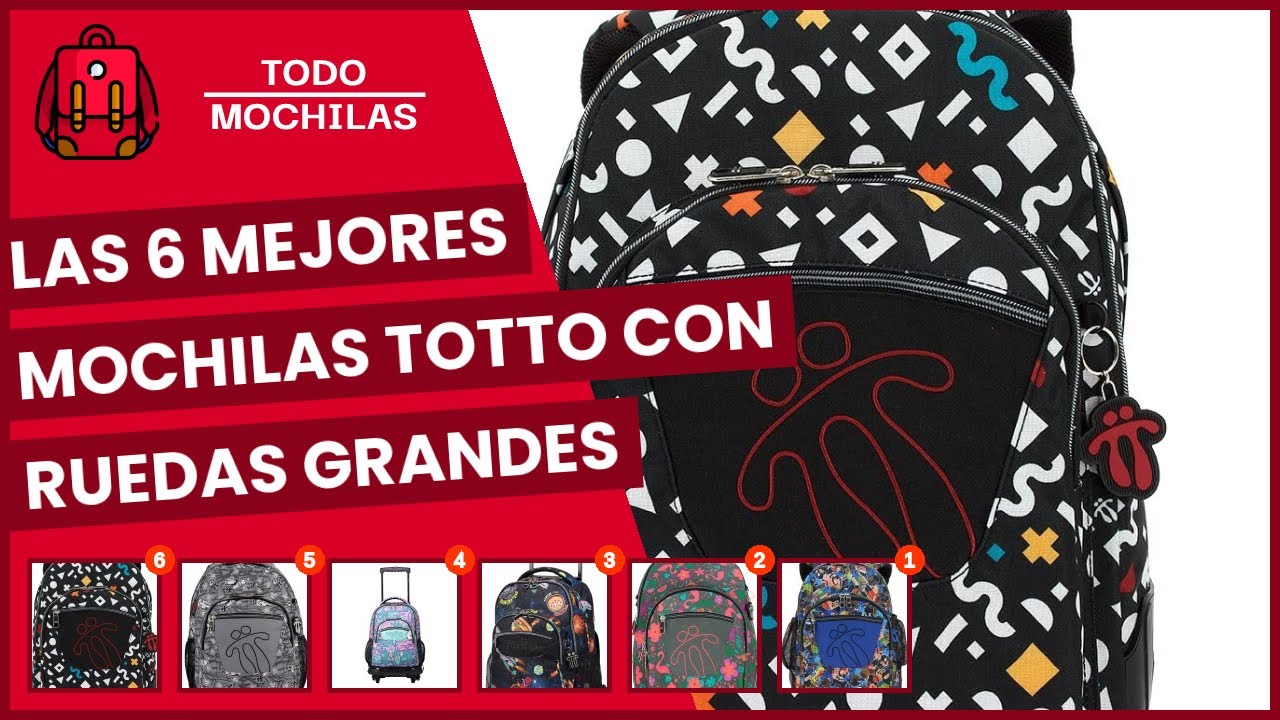 Las 6 mejores mochilas totto con ruedas grandes 