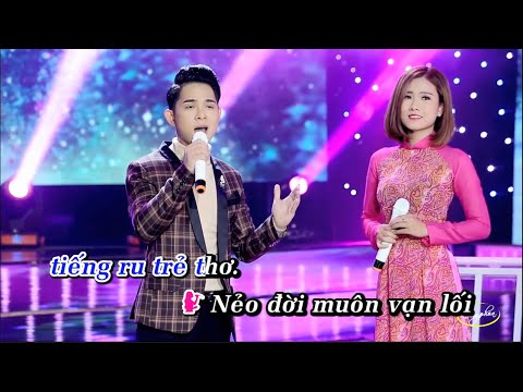 KARAOKE | Căn Nhà Màu Tím - Quân Bảo & Phan Diễm - YouTube