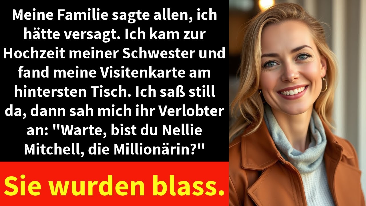 Meine Familie sagte allen, ich hätte versagt. Ich kam zur Hochzeit meiner Schwester und fand meine