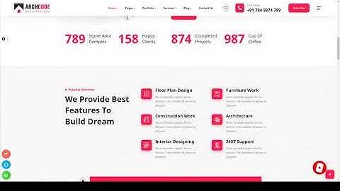 ArchCode - Architecture Bootstrap 5 HTML Template architecture farms architect