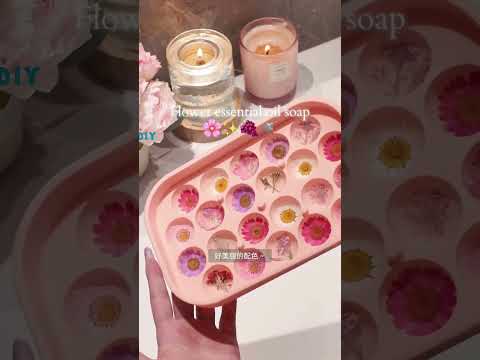 ASMR Satisfying DIY Crystal Pink Grape Soap 🍇🌸 #asmr #skincare #diy #satisfying #aesthetic #bodycare