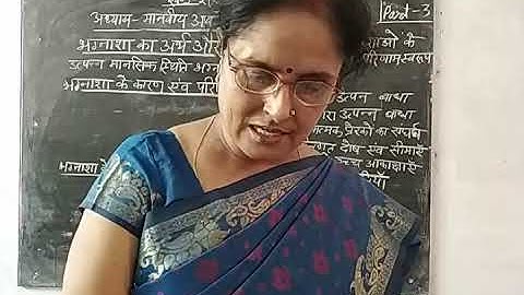 Class-11 Home Science Chapter-मानवीय आवश्यकताएँ और भग्नाश Part-3 By Saroj Srivastava