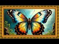 📺 Luxury Golden Frame TV Art | TV Table Painting Display | 4K TV Wallpaper 🎨✨
