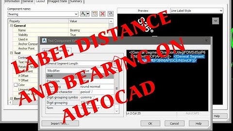 How to Label in Civil 3D 2018 (Distances and Bearings), 2025 | AutoCAD 2018.