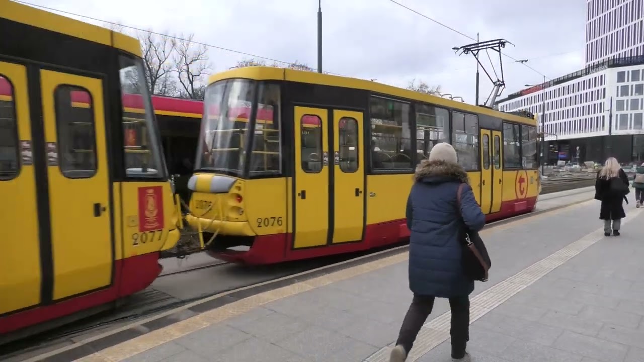 Tramwaje Warszawa 2024 Wagony - Fahrzeuge 2.02.2024 r