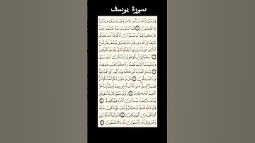 سورة يوسف كما لم تسمعها من قبل #قرآن #قران_كريم #تلاوات #تلاوة_خاشعة #تلاوة_هادئة