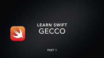 Learn Swift 3.0 IOS Make amazing tutorials with Gecco Xcode 8 Part 1