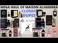 MEGA HAUL OF MAISON ALHAMBRA - LATTAFA - GAME OF CLONES AND DUPES .