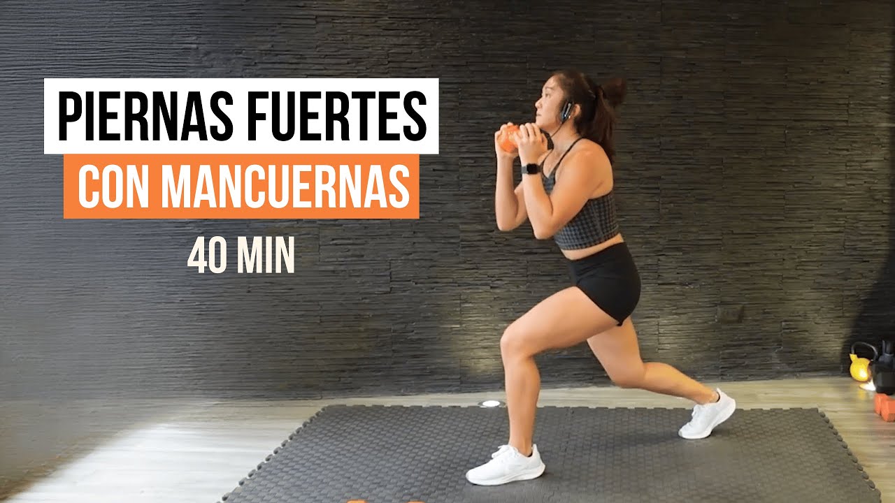 RUTINA PIERNAS FUERTES 🏋🏽‍♀️| 40 min