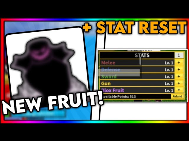 PLEASE SHARE NEWEST STAT RESET CODE OF UPDATE 15!! I used a reset code to  get 2000 stats on blox fruit, BUT I SCREWED UP AND DISTRIBUTED POINTS TO  MELEE AND DEFENSE