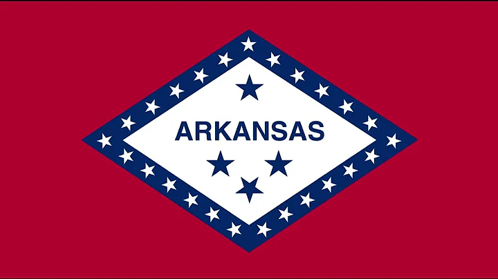 US state flags - flag animation