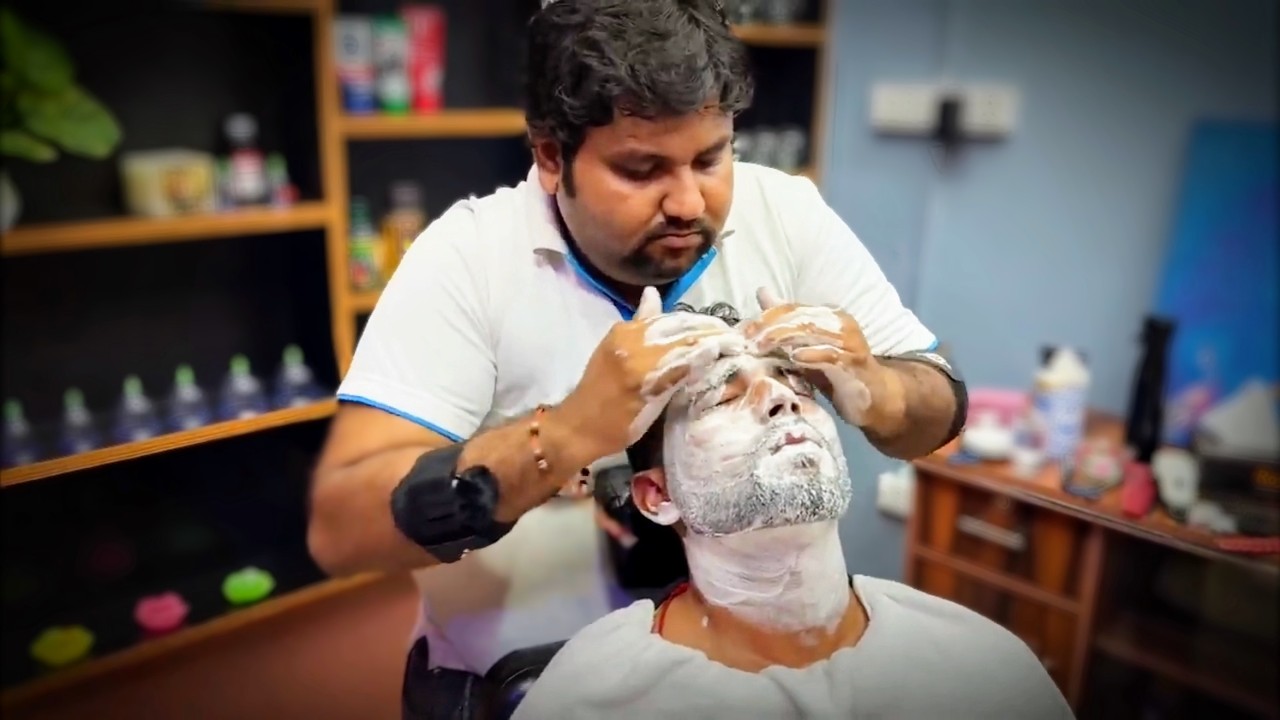 Shamboo Barber’s 2 Hour Face Cleansing Fire🔥Head Massage 💆‍♂️| 99% Fall Asleep 😴 | Deep Sleep ASMR