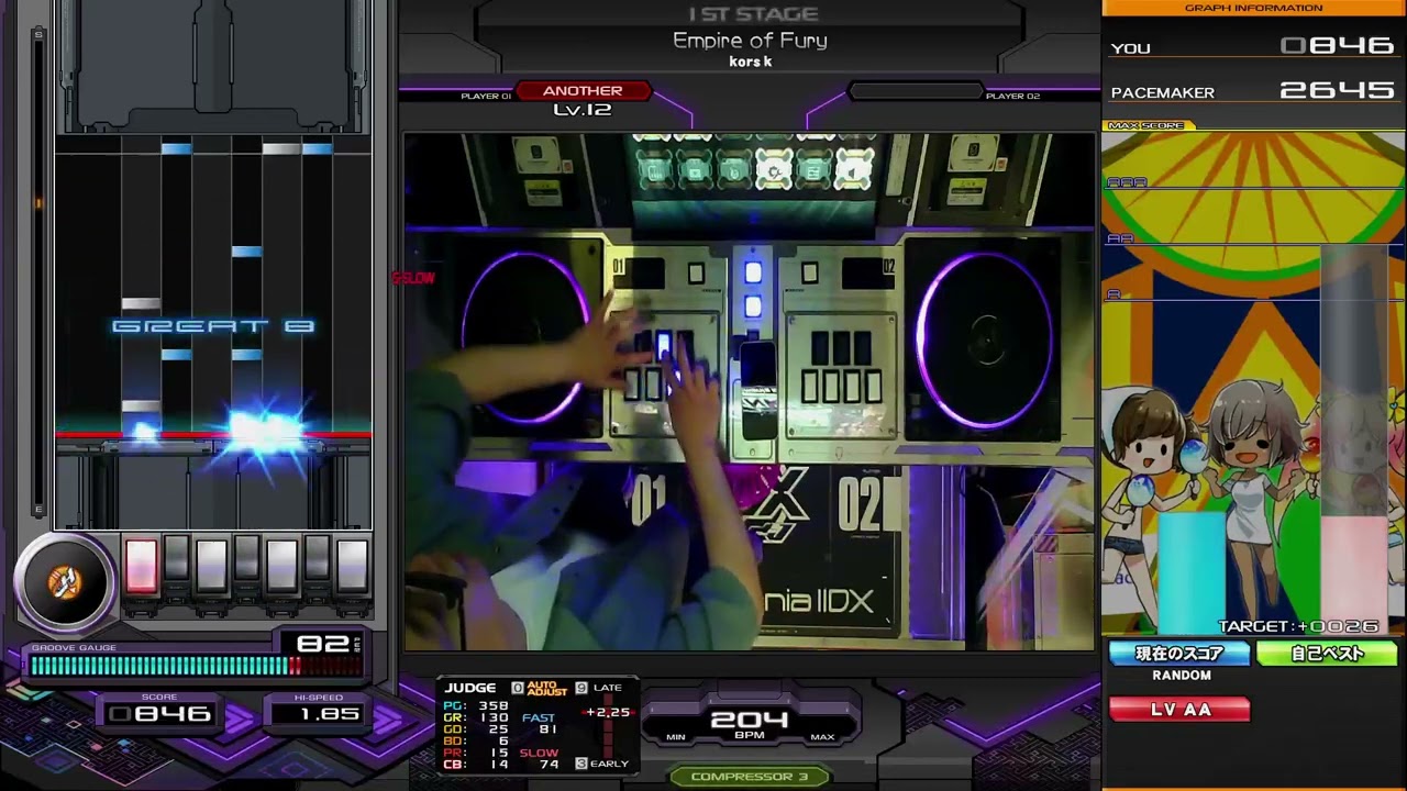 beatmania IIDX】Empire of Fury / kors k - YouTube