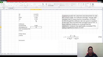 14 One-Sample Proportion Test