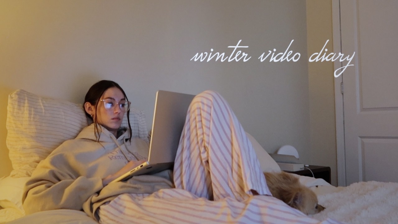 cozy winter days of cleaning, creating, & reflecting on new habits