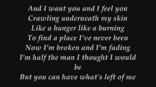 Nick Lachey - What&#39;s left of me lyrics.