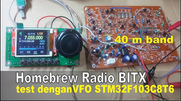 Test Radio BITX dengan VFO STM32F103C8T6