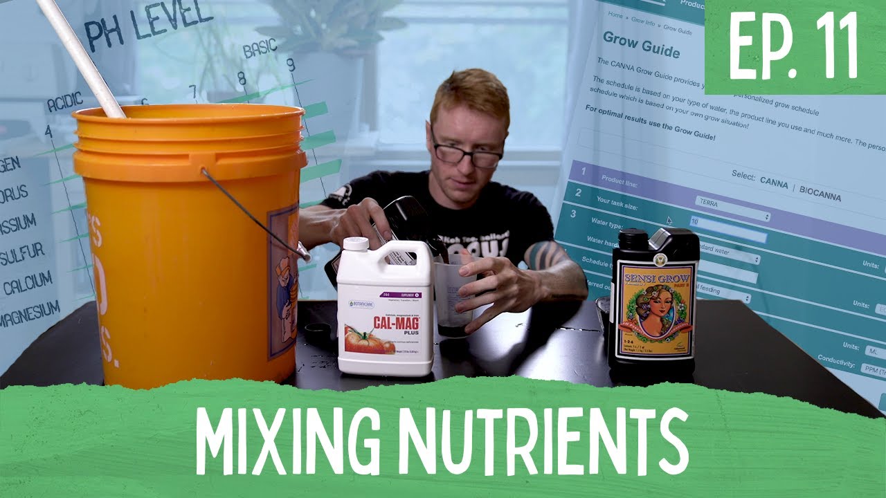 Ep. 11 Mixing Nutrients YouTube