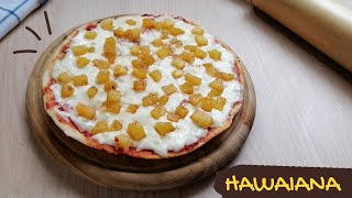 Como Hacer PIZZA HAWAIANA Sin HORNO |Fácil y Rápido